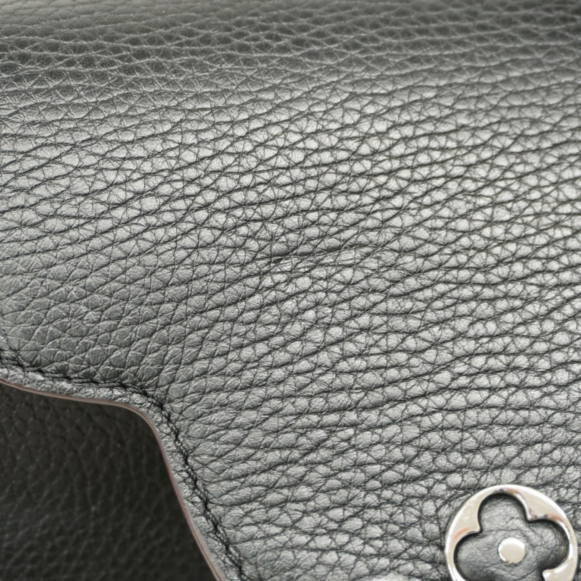 Louis Vuitton Noir Handbag (Pre-Owned)