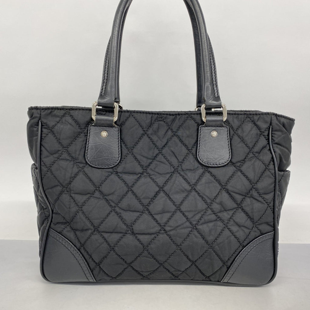 Chanel Black Nylon Tote Bag (Pre-Owned)