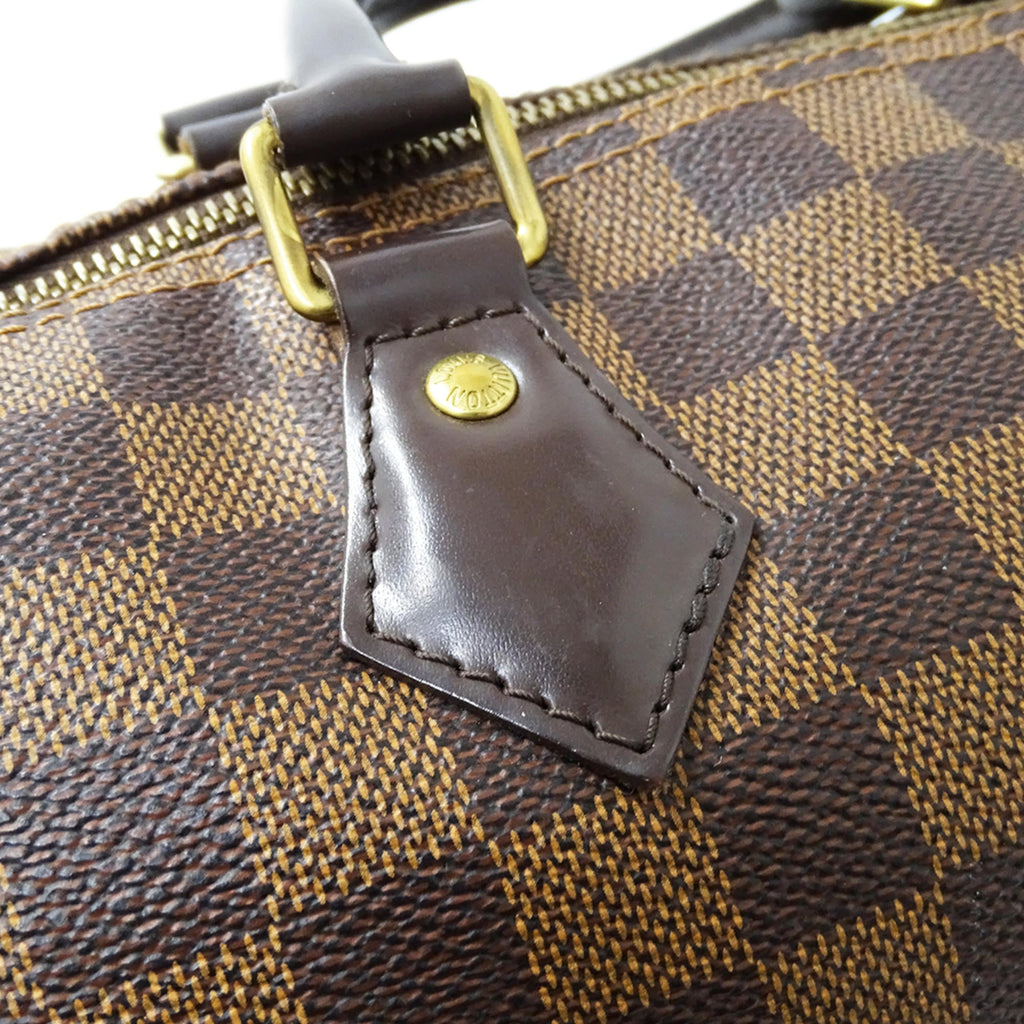 Louis Vuitton Damier Canvas Ebene Damier Canvas Handbag (Pre-Owned)