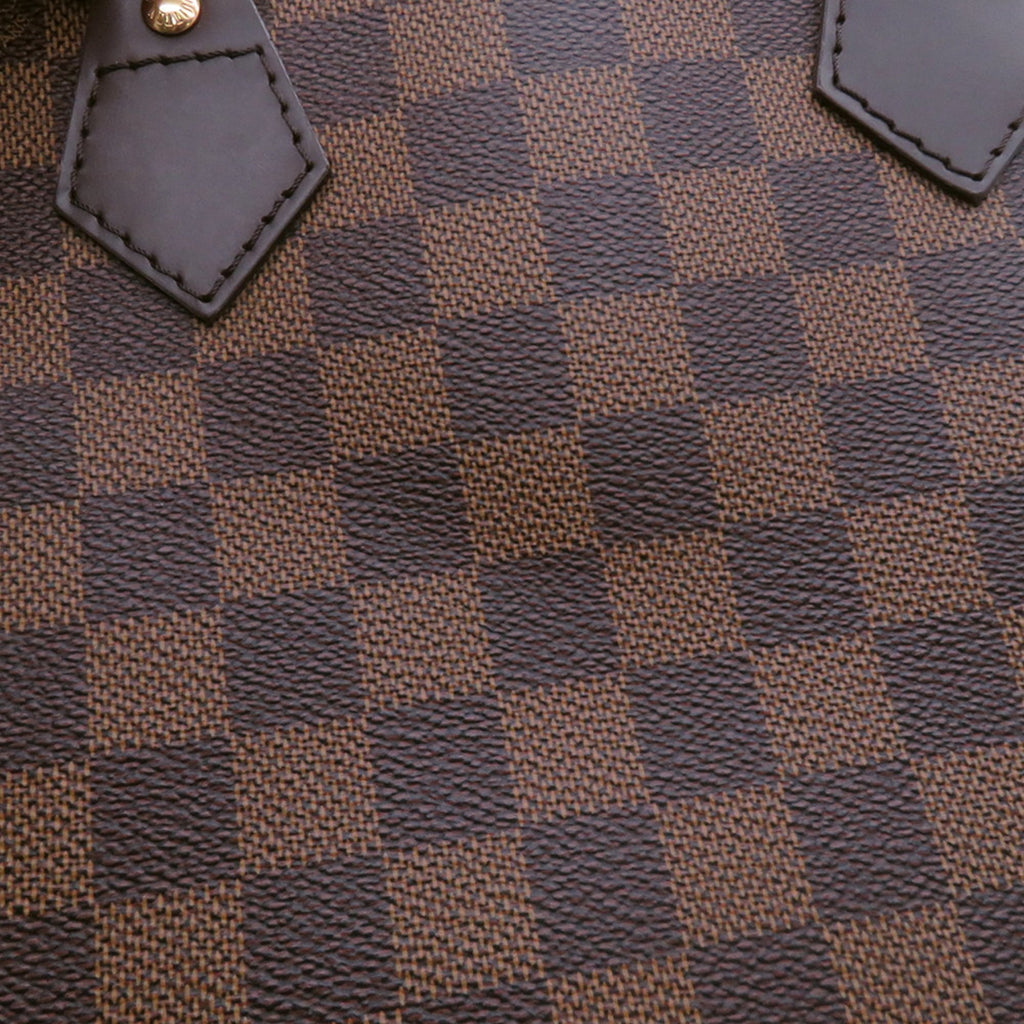 Louis Vuitton Damier Damier Canvas Ebene Red Color Handbag (Pre-Owned)