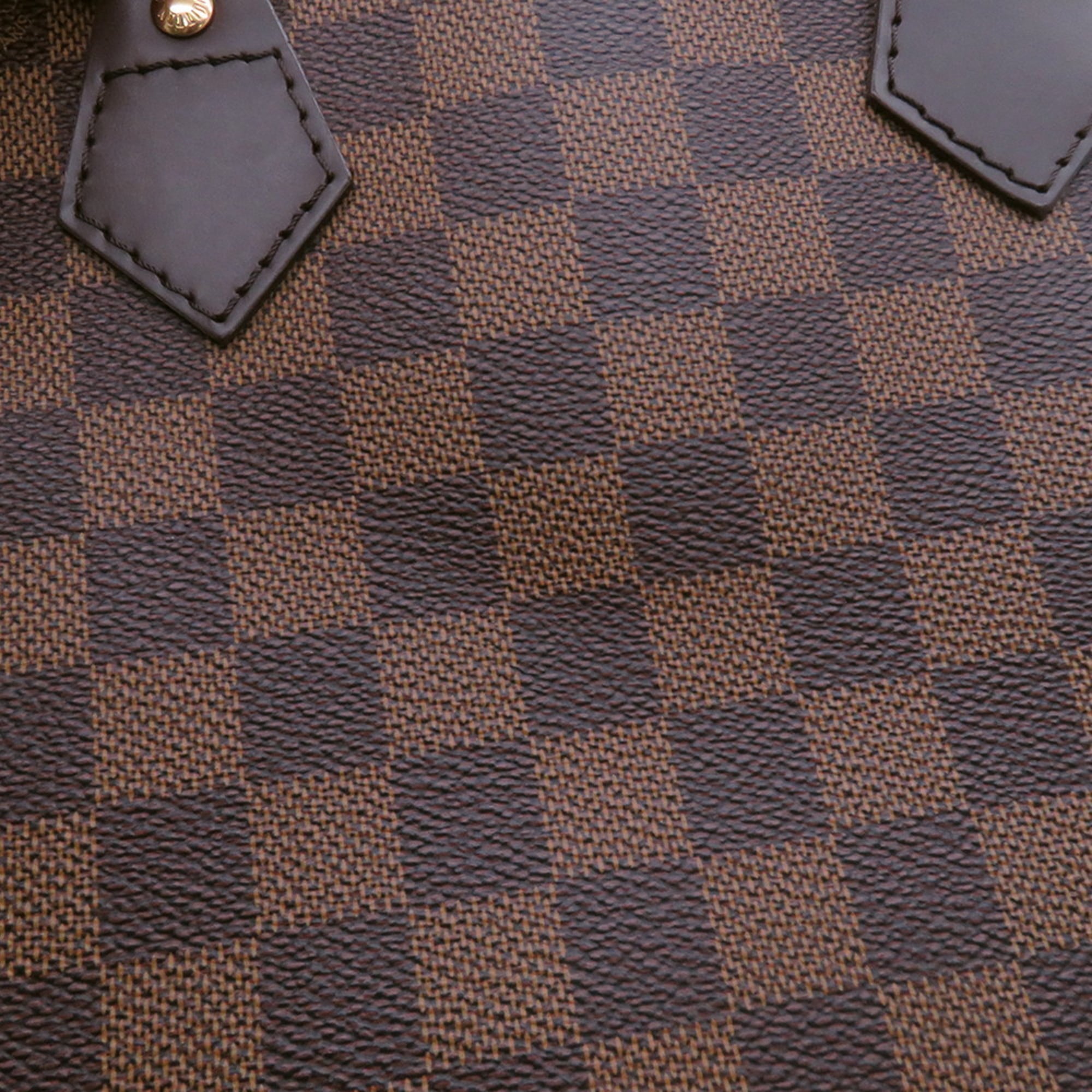 Louis Vuitton Damier Damier Canvas Ebene Red Color Handbag (Pre-Owned)