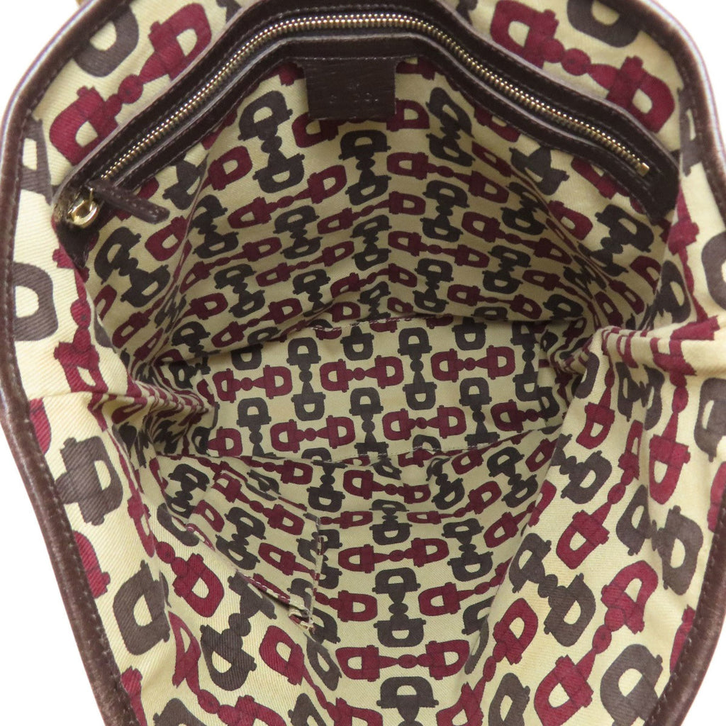 Gucci Brown Canvas Tote Bag (Pre-Owned)