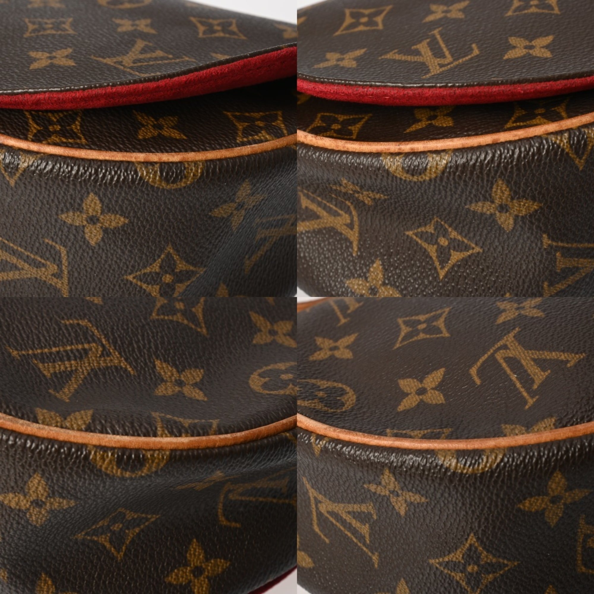 Louis Vuitton Brown Monogram Canvas Shoulder Bag (Pre-Owned)