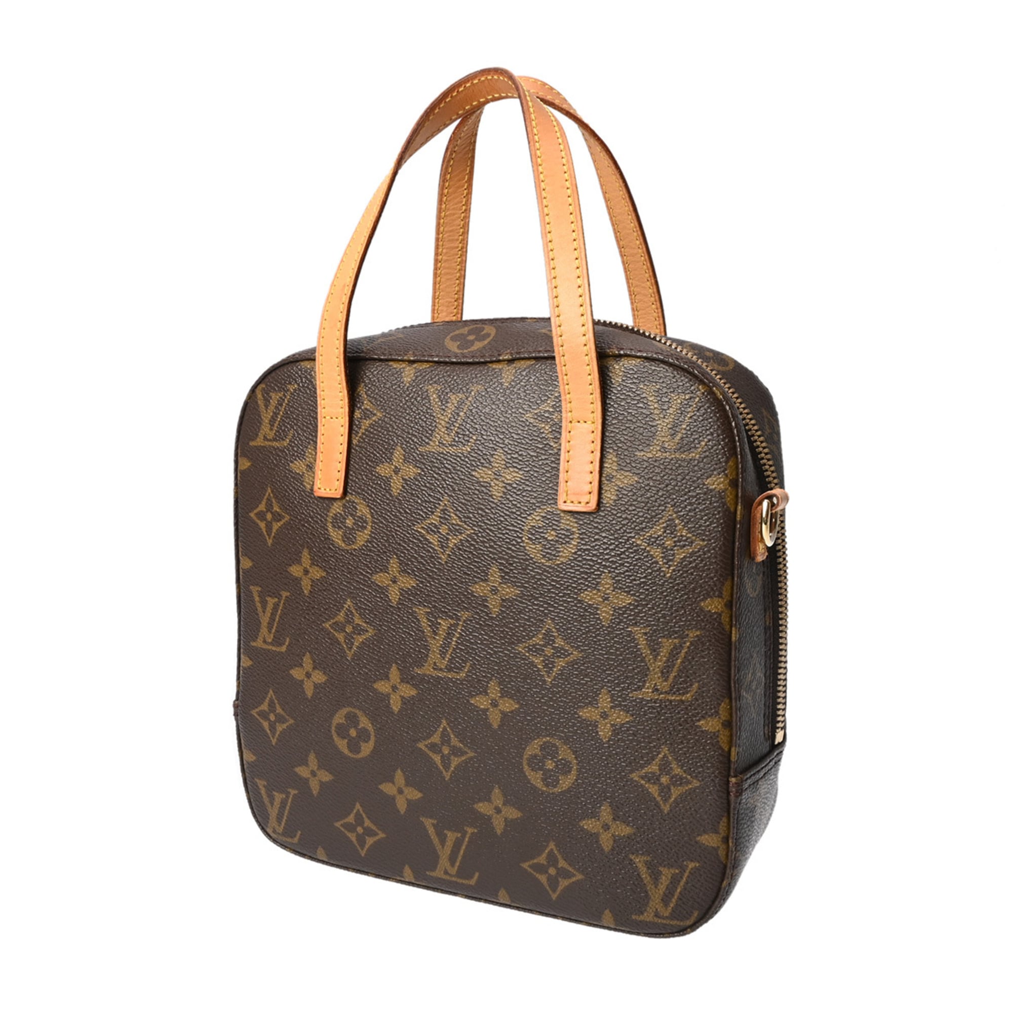 Louis Vuitton Brown Monogram Canvas Handbag (Pre-Owned)