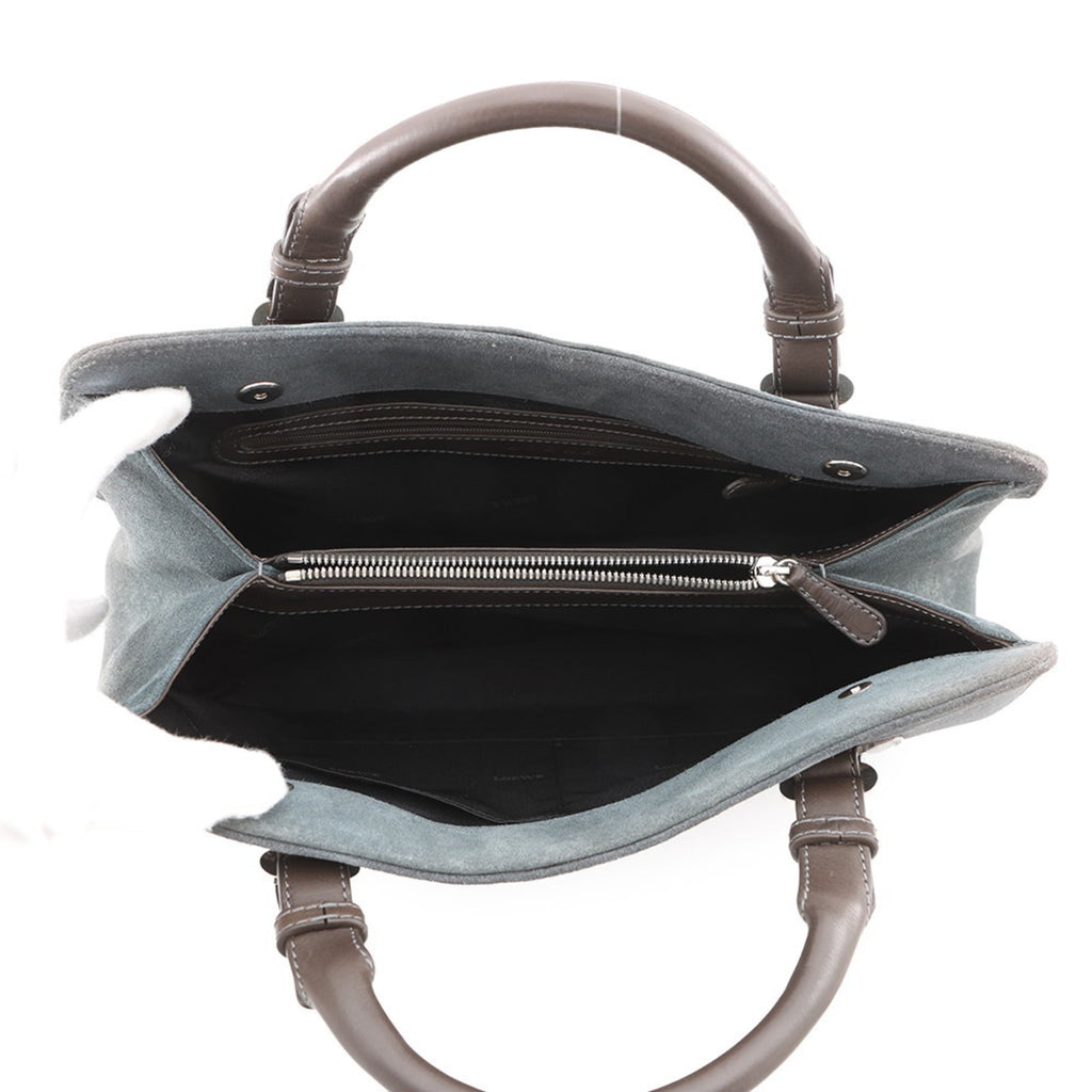Loewe Brown Suede Leather Handbag (Pre-Owned)