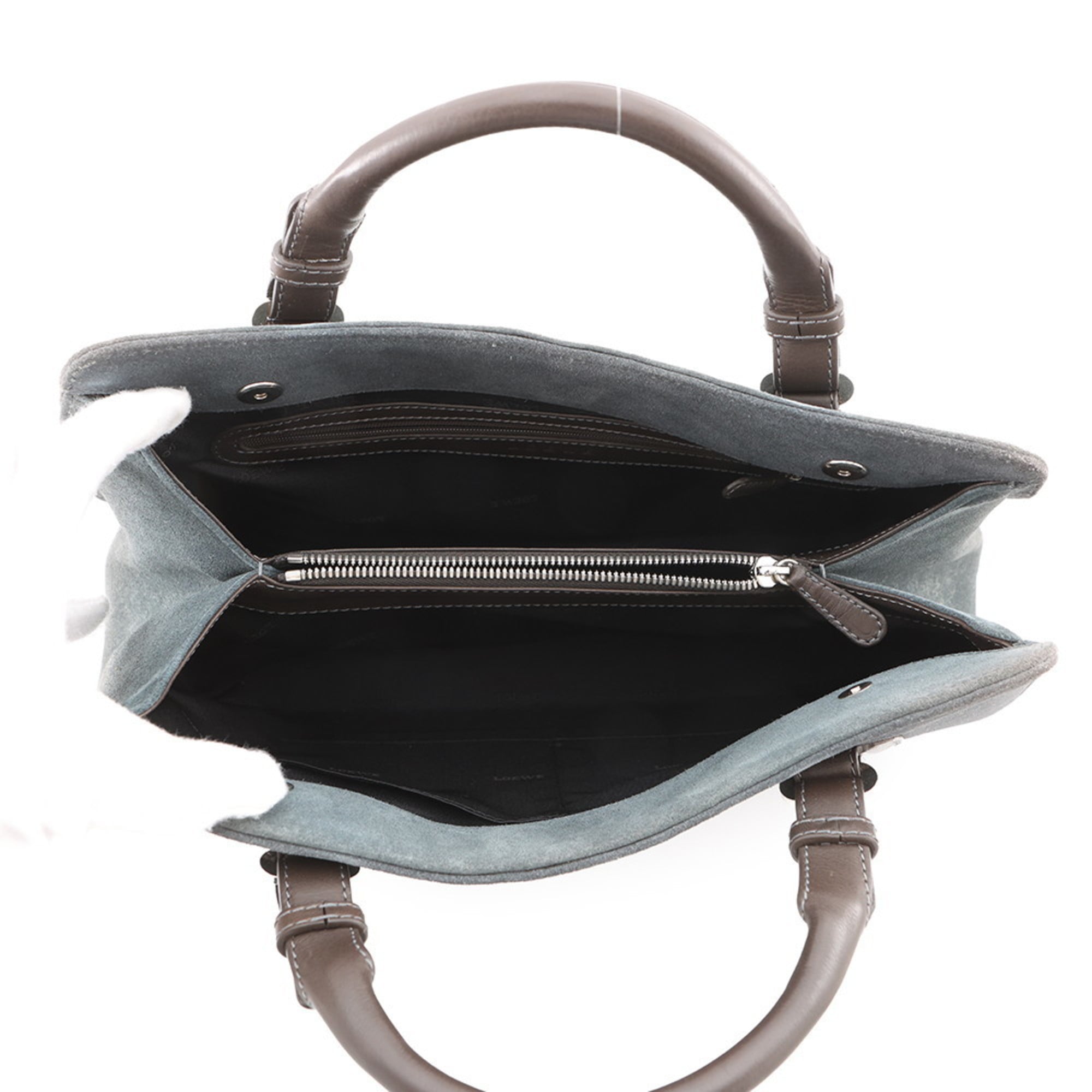 Loewe Brown Suede Leather Handbag (Pre-Owned)