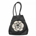Chanel Black Leather Tote Bag (Pre-Owned)