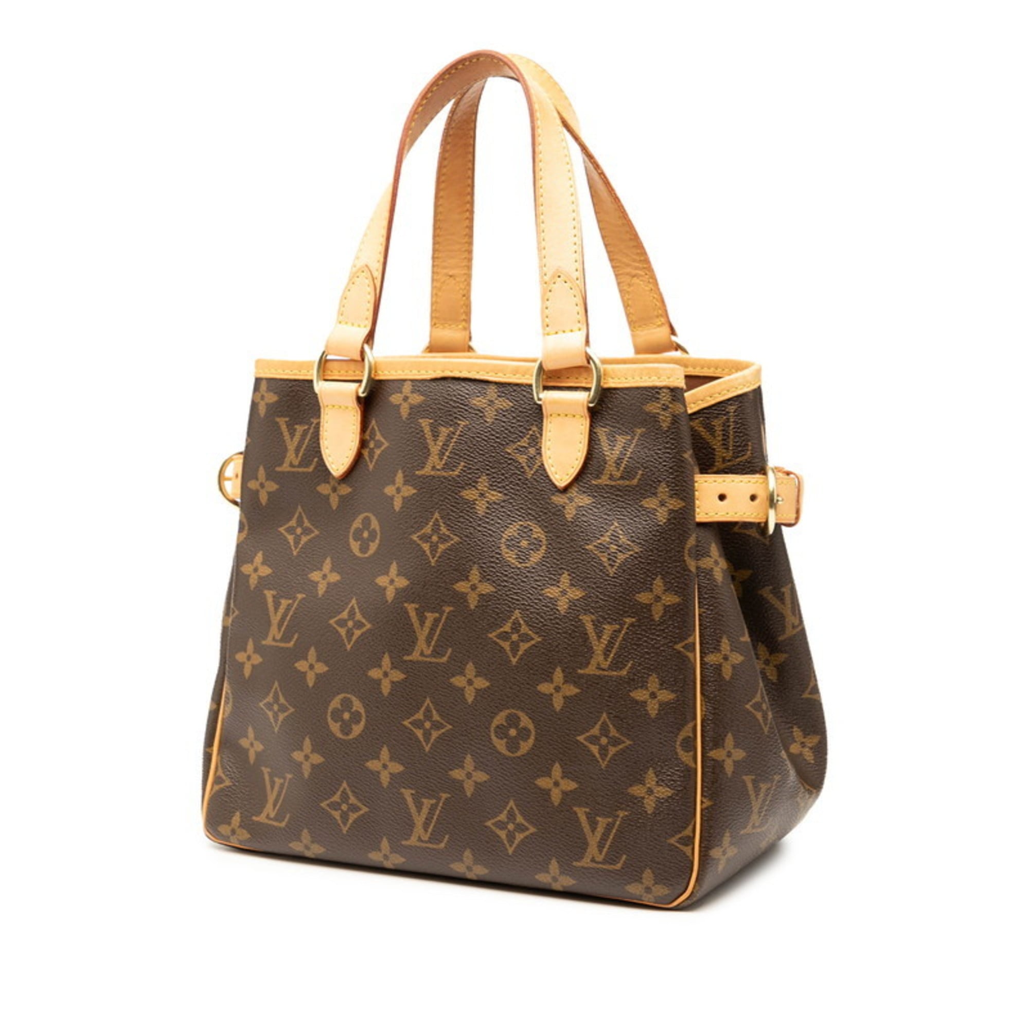 Louis Vuitton Brown Pvc Leather Handbag Tote Bag (Pre-Owned)