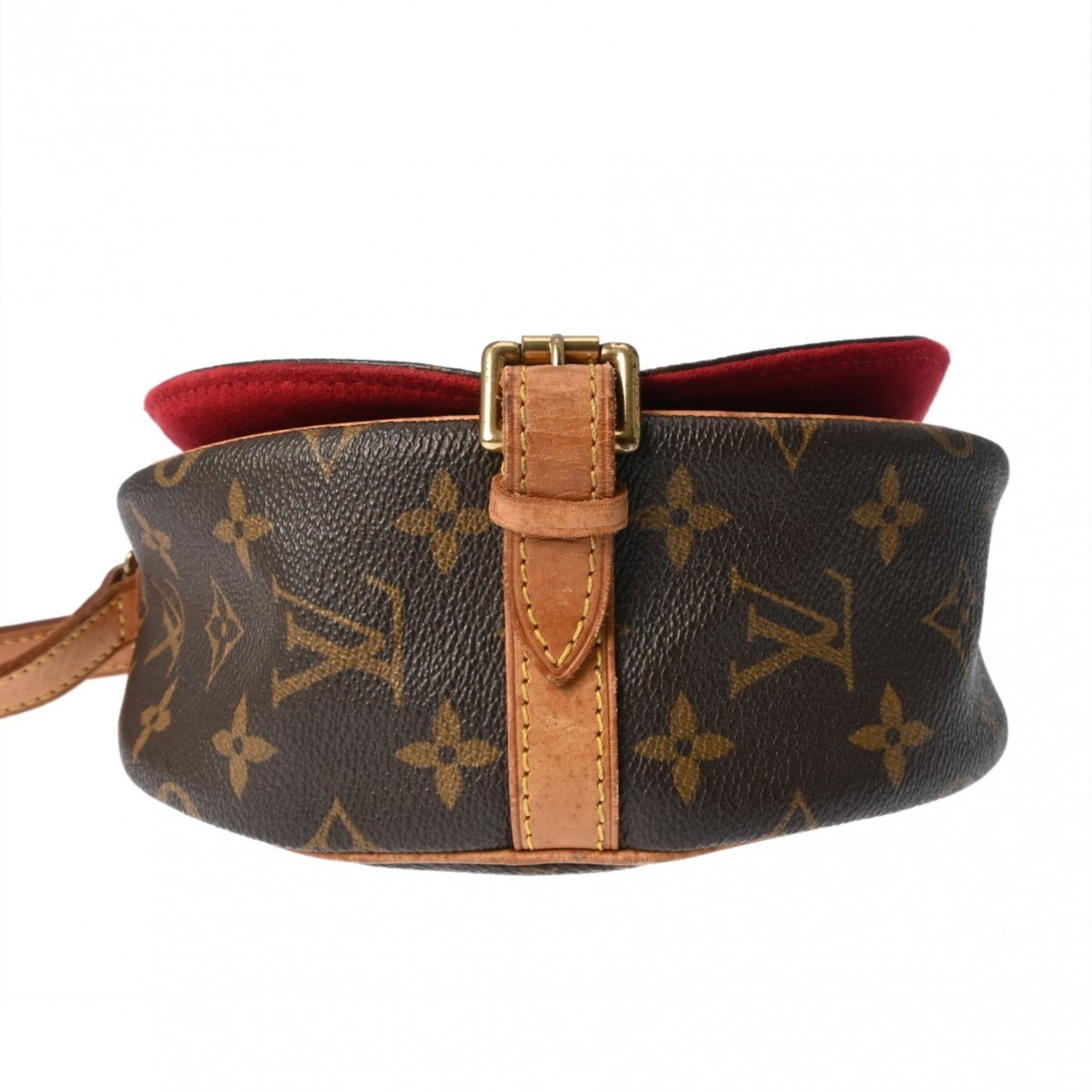 Louis Vuitton Brown Monogram Canvas Shoulder Bag (Pre-Owned)
