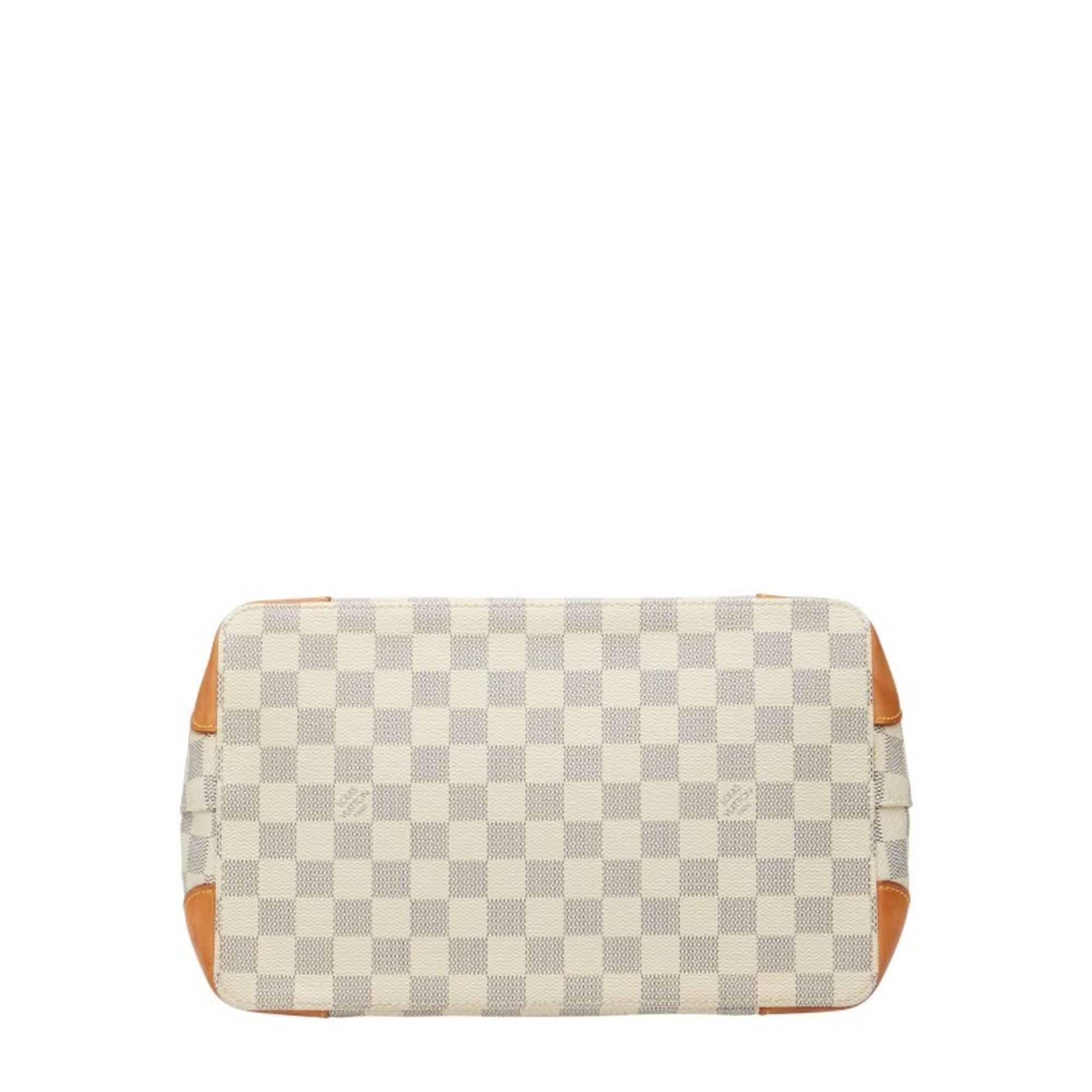 Louis Vuitton White Pvc Leather Handbag (Pre-Owned)