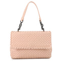 Bottega Veneta Intrecciato Pink Intrecciato Handbag (Pre-Owned)