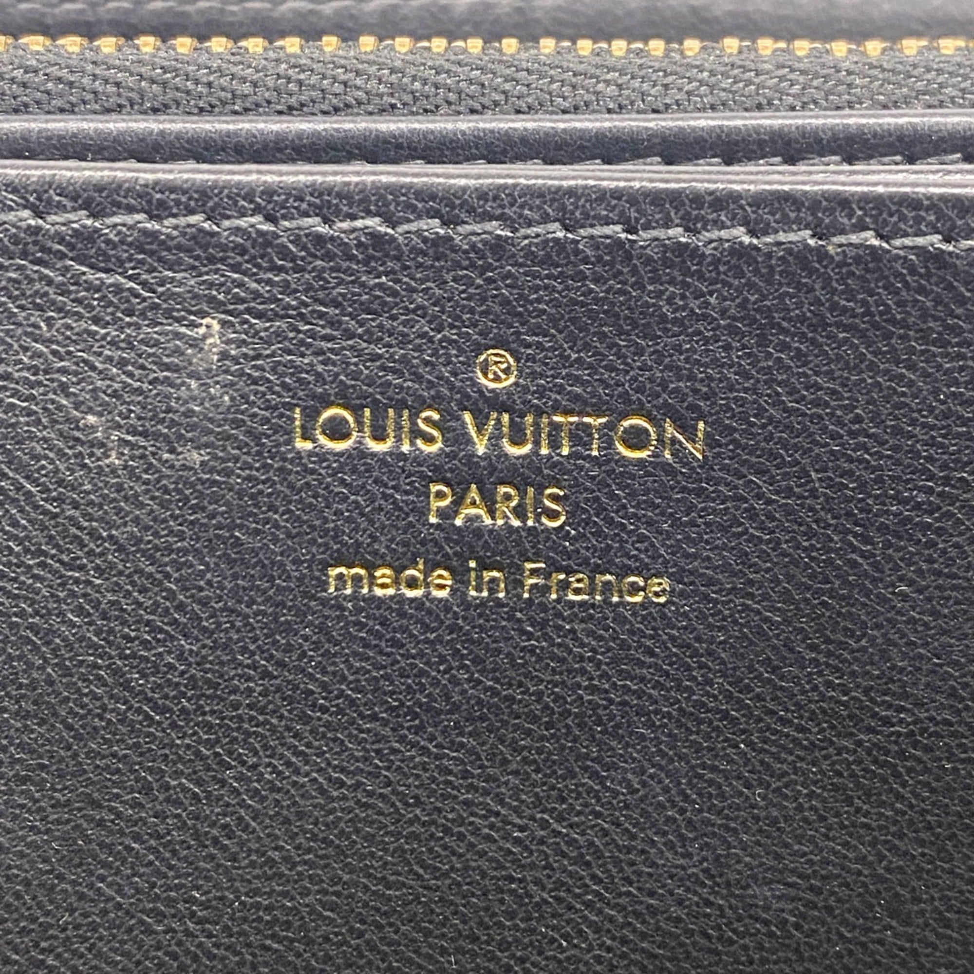 Louis Vuitton Noir Long Wallet (Bi-Fold) (Pre-Owned)
