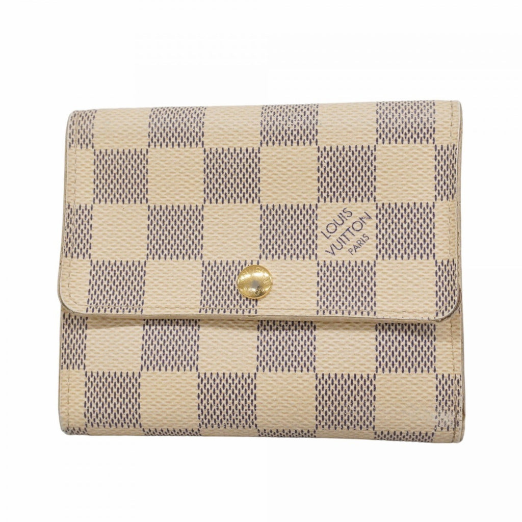 Louis Vuitton White Wallet (Tri-Fold) (Pre-Owned)