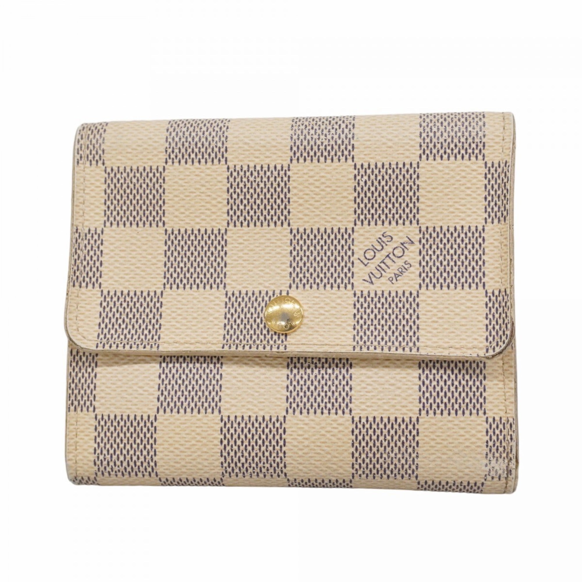 Louis Vuitton White Wallet (Tri-Fold) (Pre-Owned)