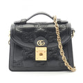 Gucci Black Leather Shoulder Bag (Pre-Owned)