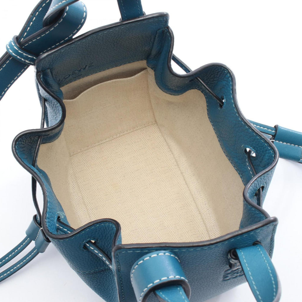 Loewe Blue Leather Handbag (Pre-Owned)