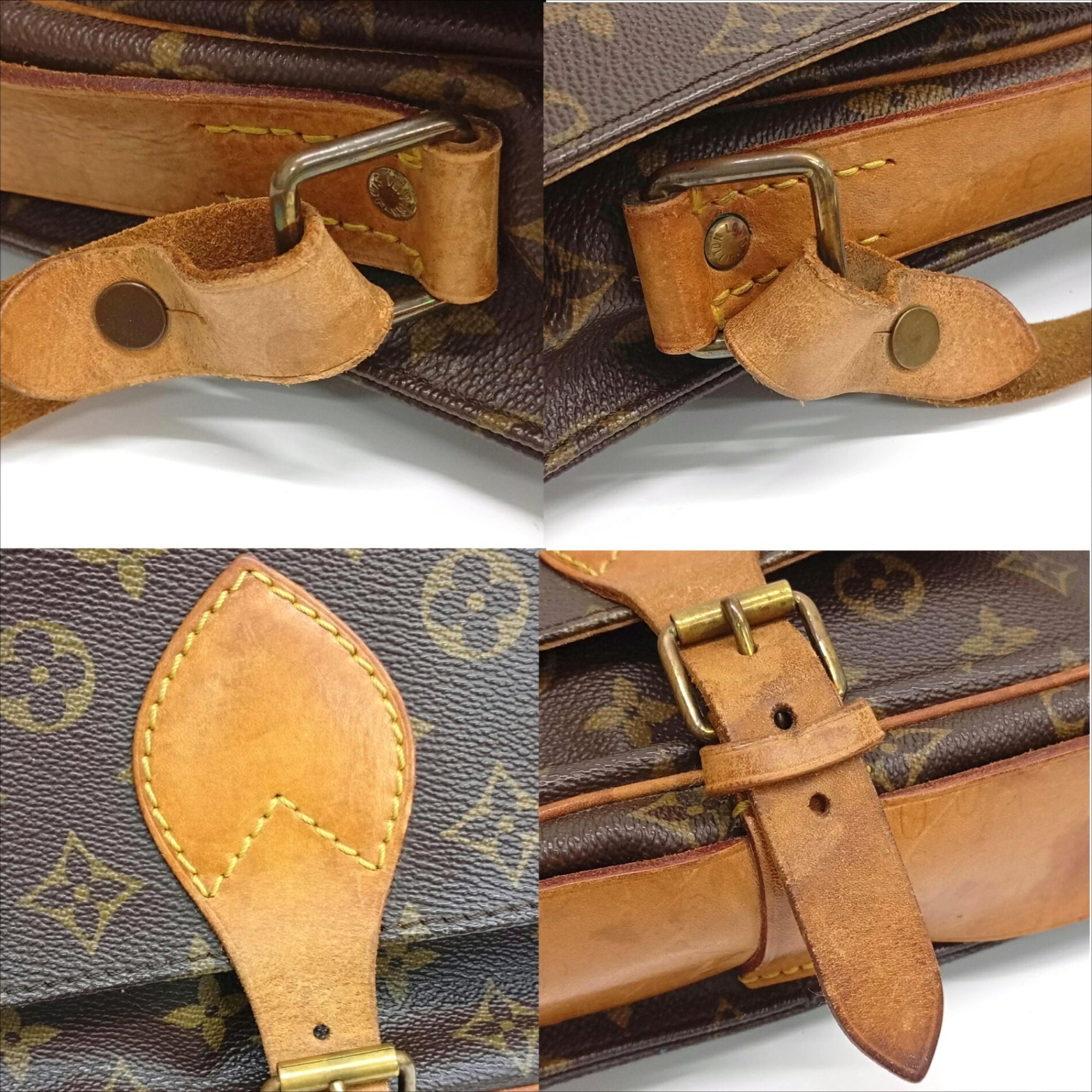 Louis Vuitton Brown Monogram Shoulder Bag (Pre-Owned)