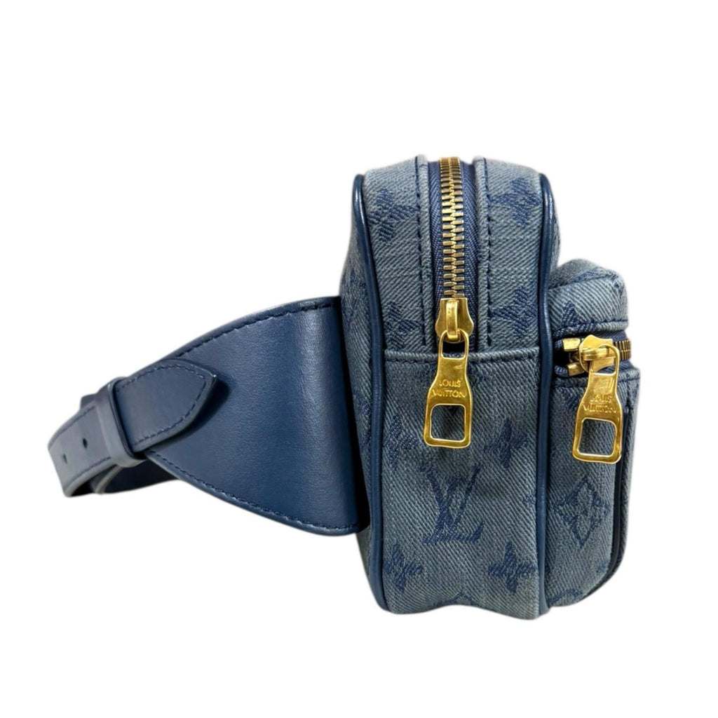 Louis Vuitton Monogram Denim Blue Monogram Denim Sling Bag (Pre-Owned)