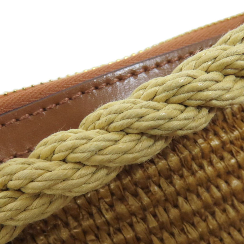 Marni Brown Raffia Shoulder Bag (Pre-Owned)