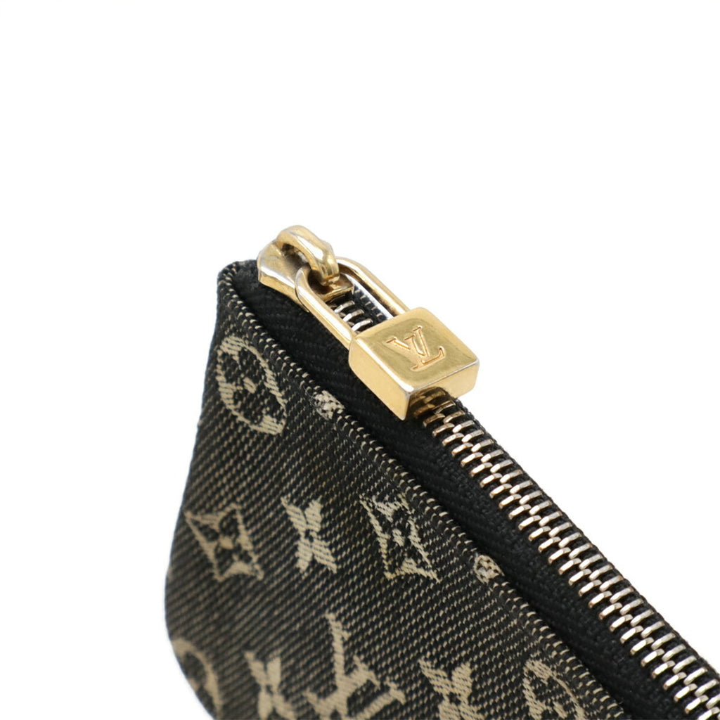 Louis Vuitton Noir Canvas Coin Purse/Coin Case (Pre-Owned)
