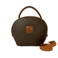 Celine Brown Leather Pvc Handbag Shoulder Bag (Pre-Owned)