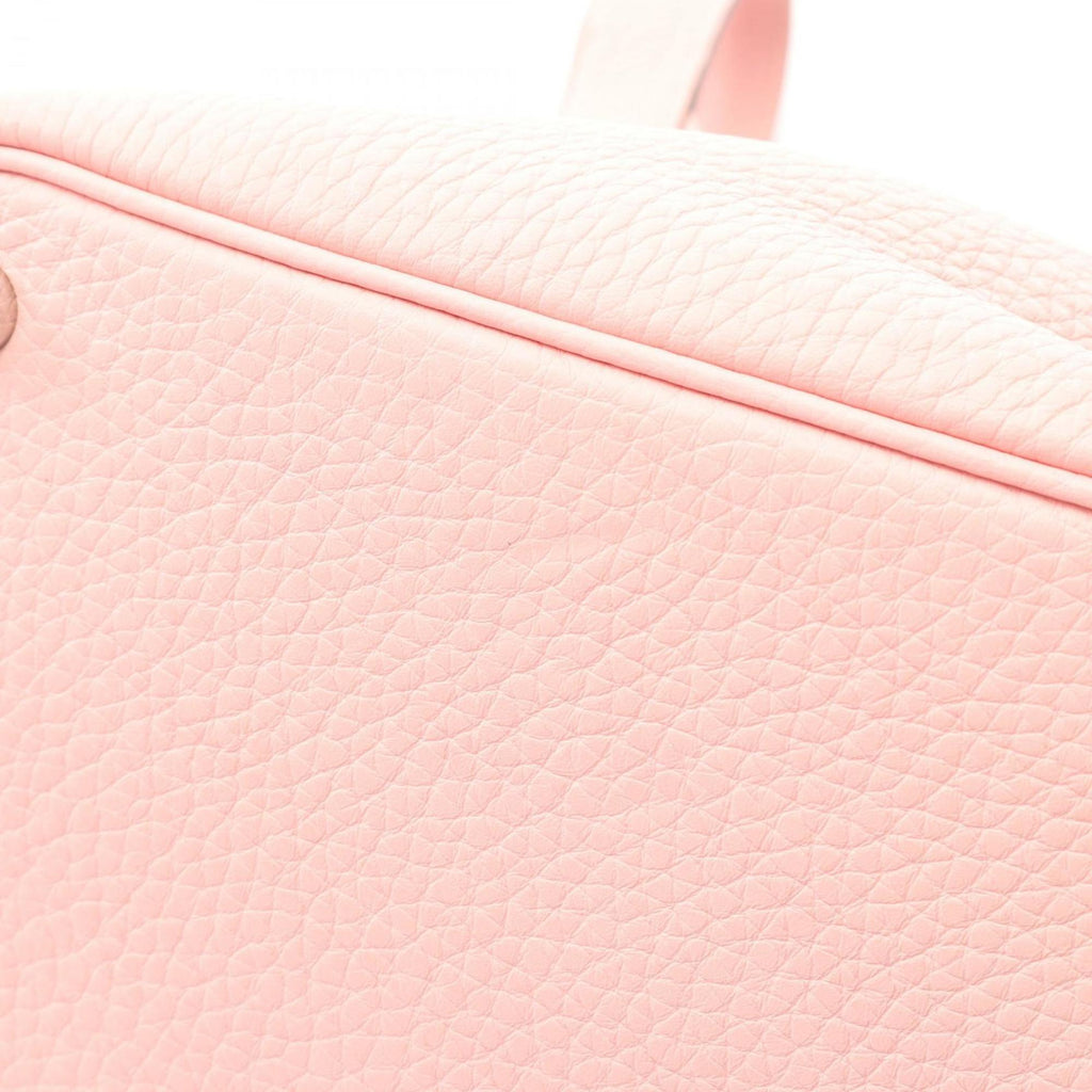 Hermes Pink Taurillon Clemence Leather Handbag (Pre-Owned)