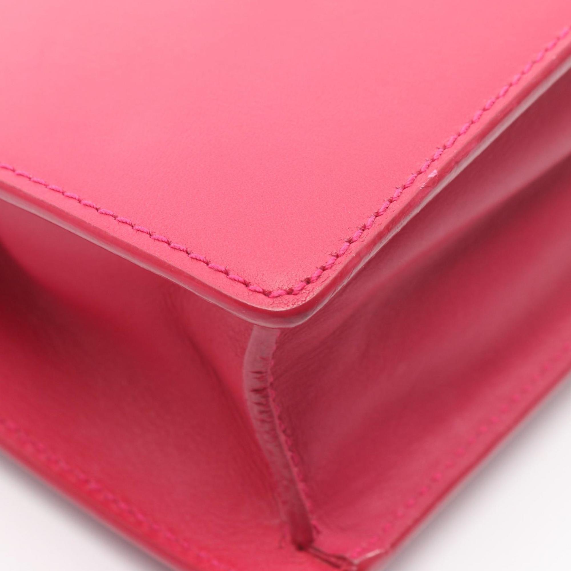 Yves Saint Laurent Pink Leather Shoulder Bag (Pre-Owned)