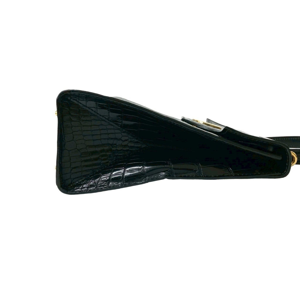 Celine Black Leather Handbag Shoulder Bag (Pre-Owned)