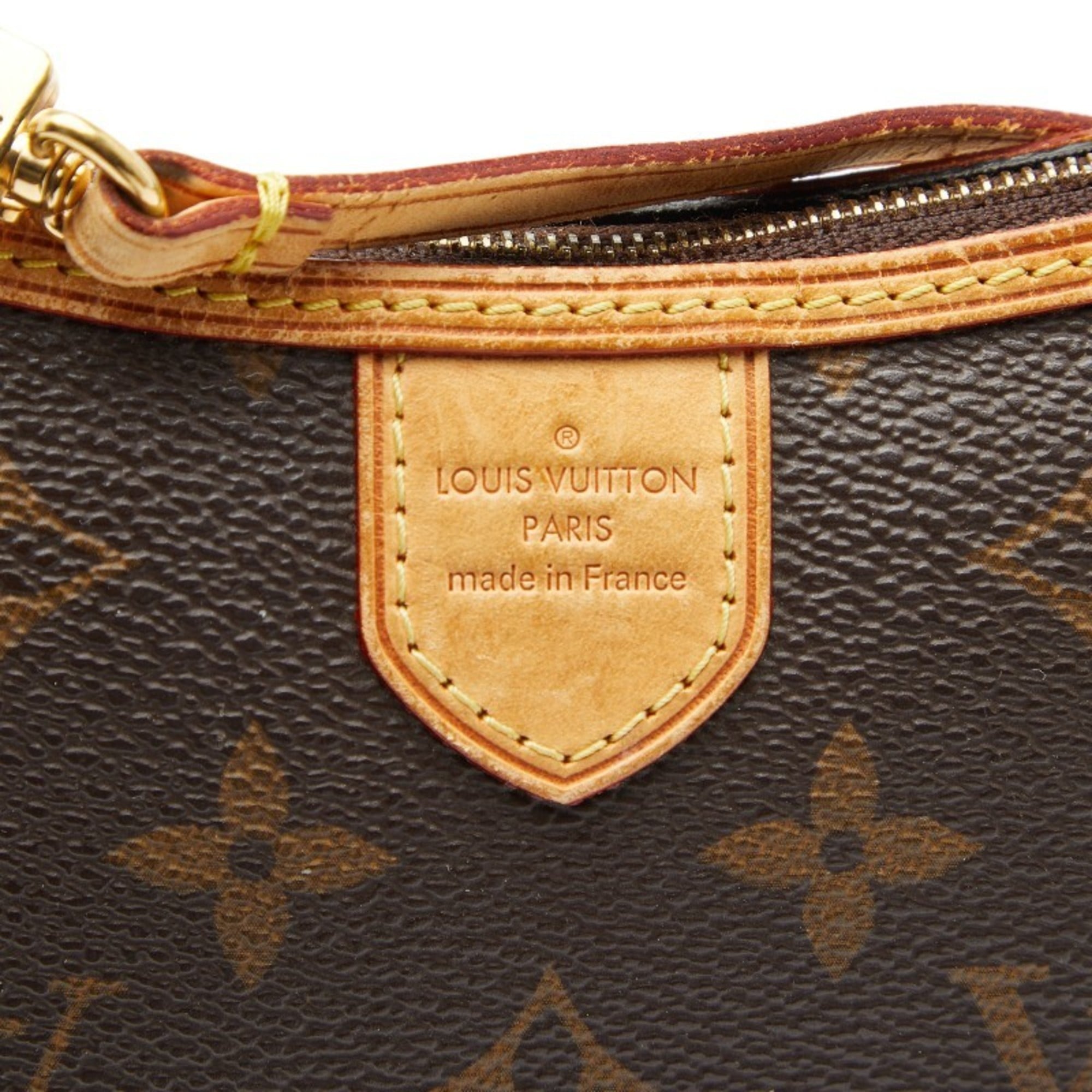 Louis Vuitton Brown Pvc Leather Pochette Pouch (Pre-Owned)