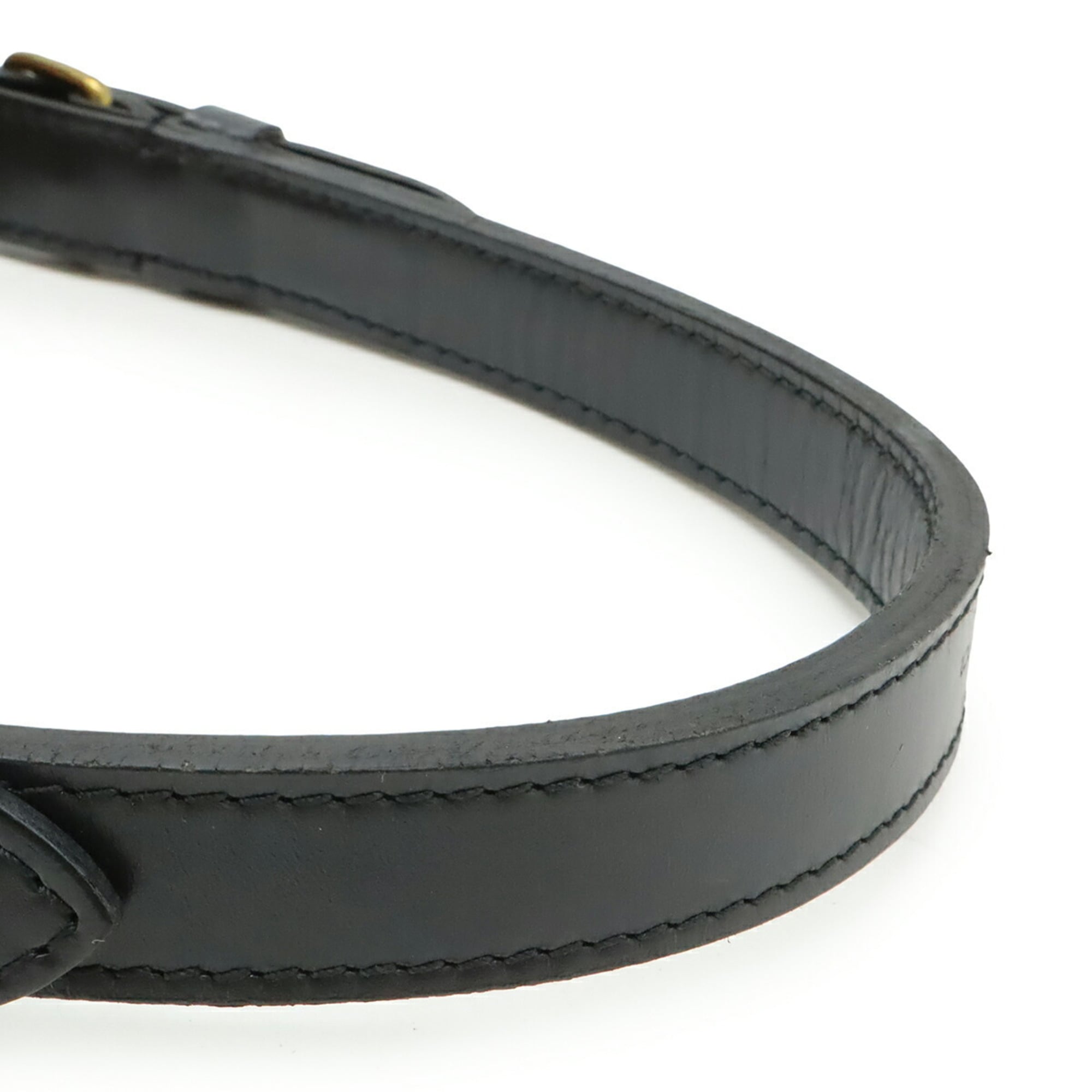 Louis Vuitton Black Noir Epi Leather Shoulder Bag (Pre-Owned)