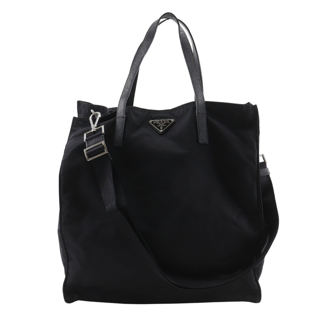 Prada Black Nylon Tote Bag (Pre-Owned)