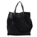 Prada Black Nylon Tote Bag (Pre-Owned)