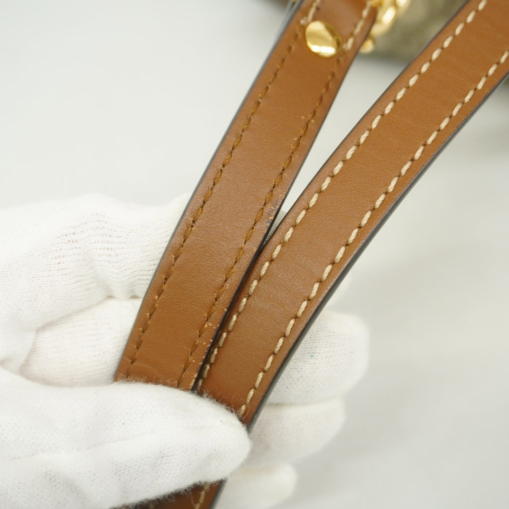 Gucci Brown Pvc Shoulder Bag (Pre-Owned)