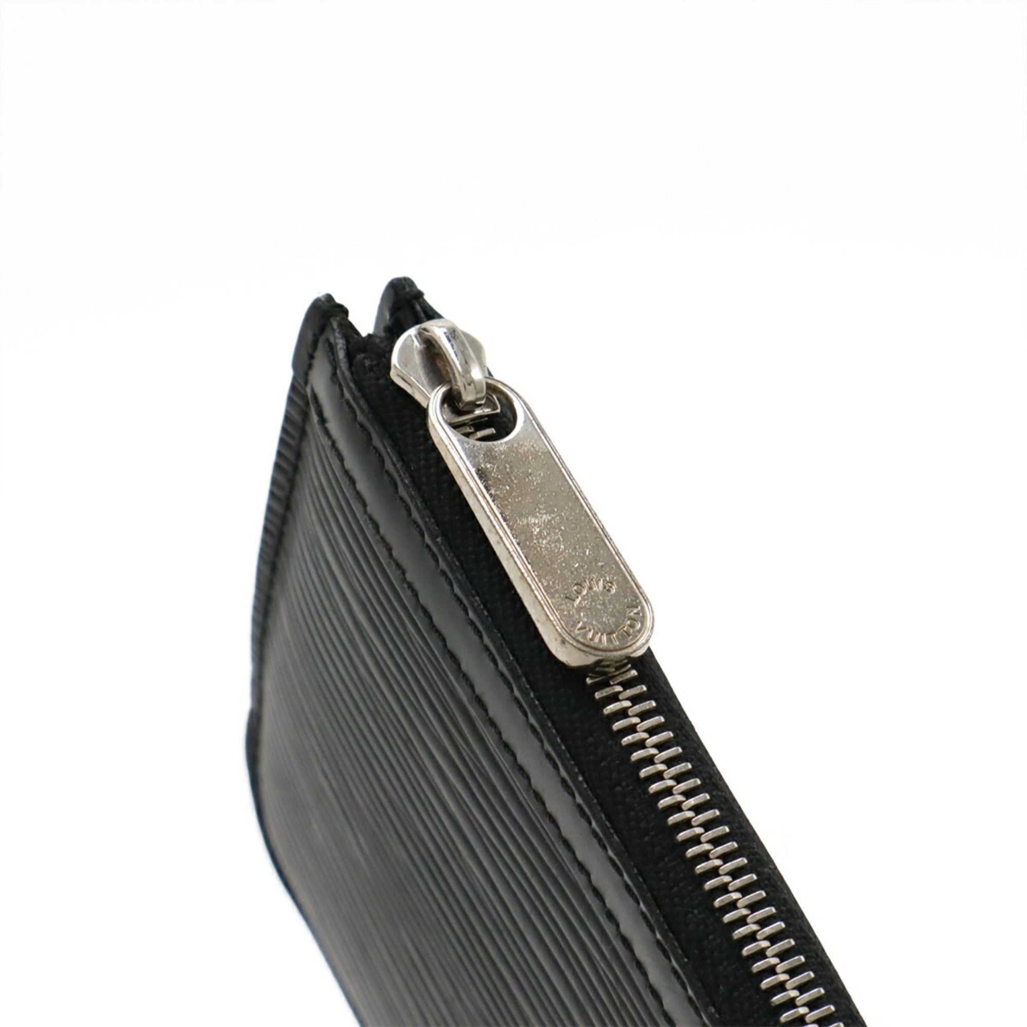 Louis Vuitton Black Noir Epi Leather Coin Purse/Coin Case (Pre-Owned)