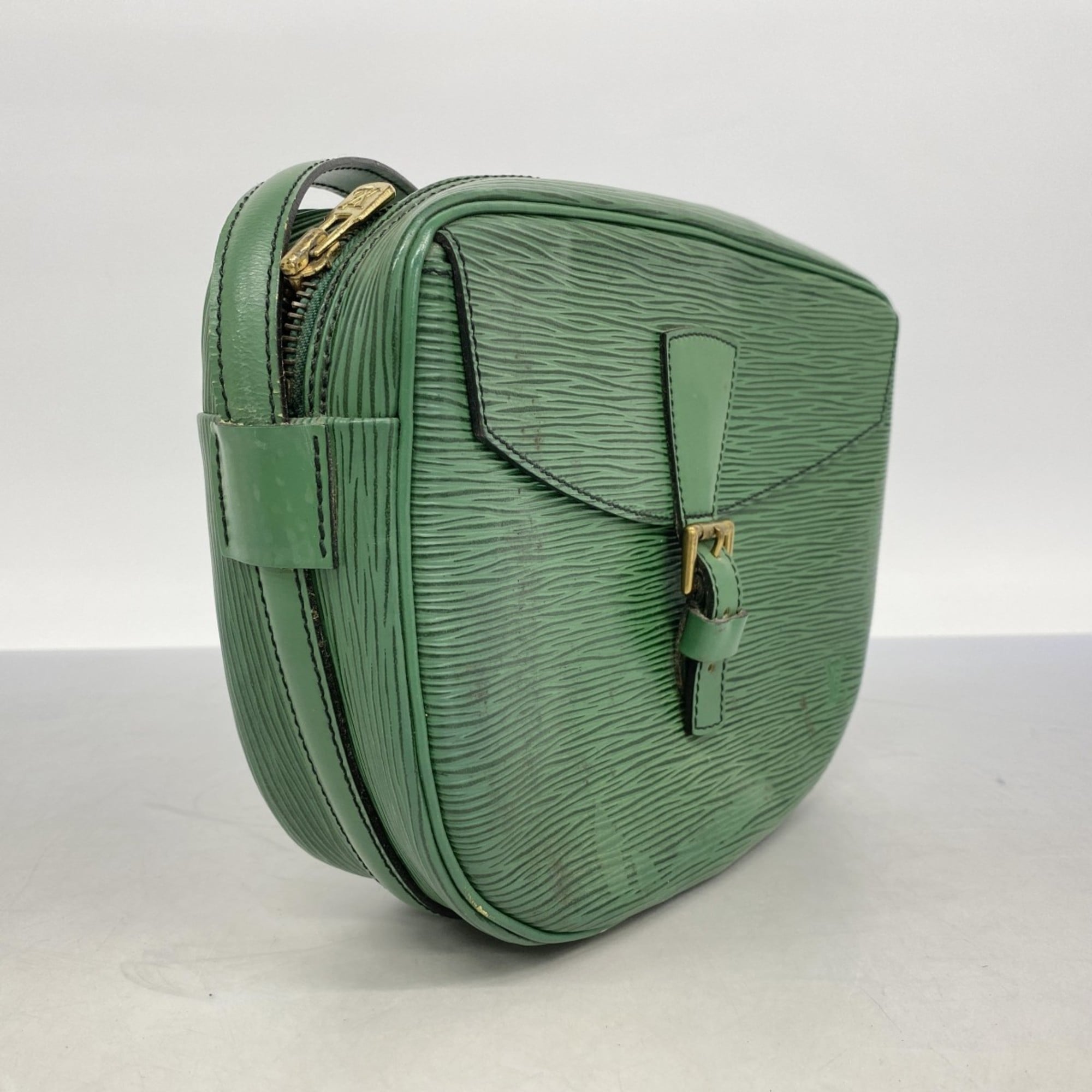 Louis Vuitton Borneo Green Shoulder Bag (Pre-Owned)