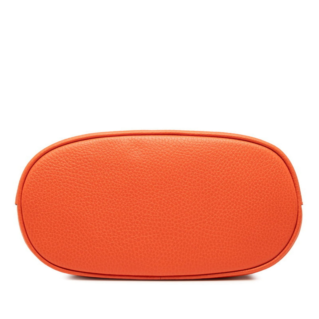 Gucci Orange Leather Handbag Shoulder Bag (Pre-Owned)