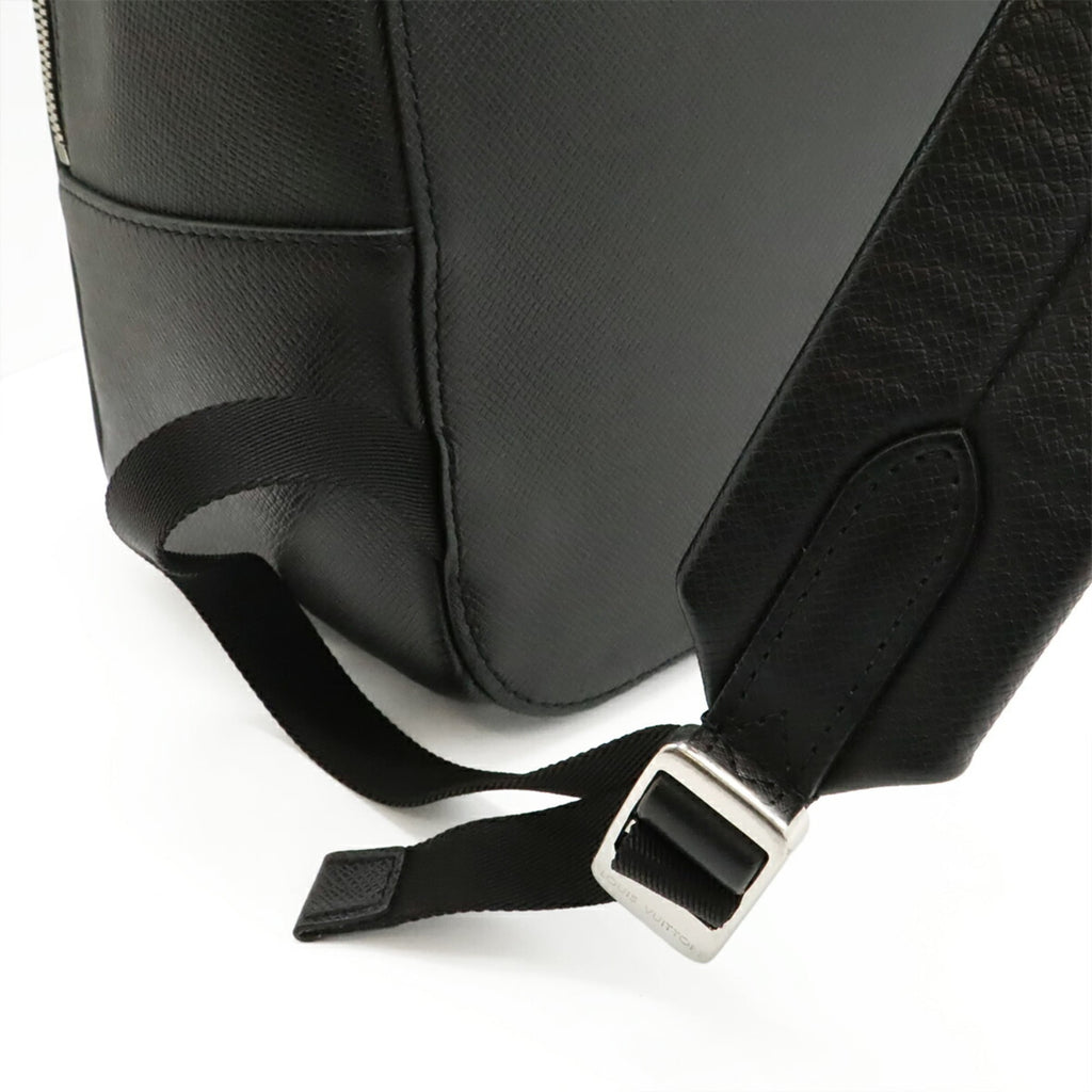 Louis Vuitton Black Noir Taiga Leather Backpack (Pre-Owned)