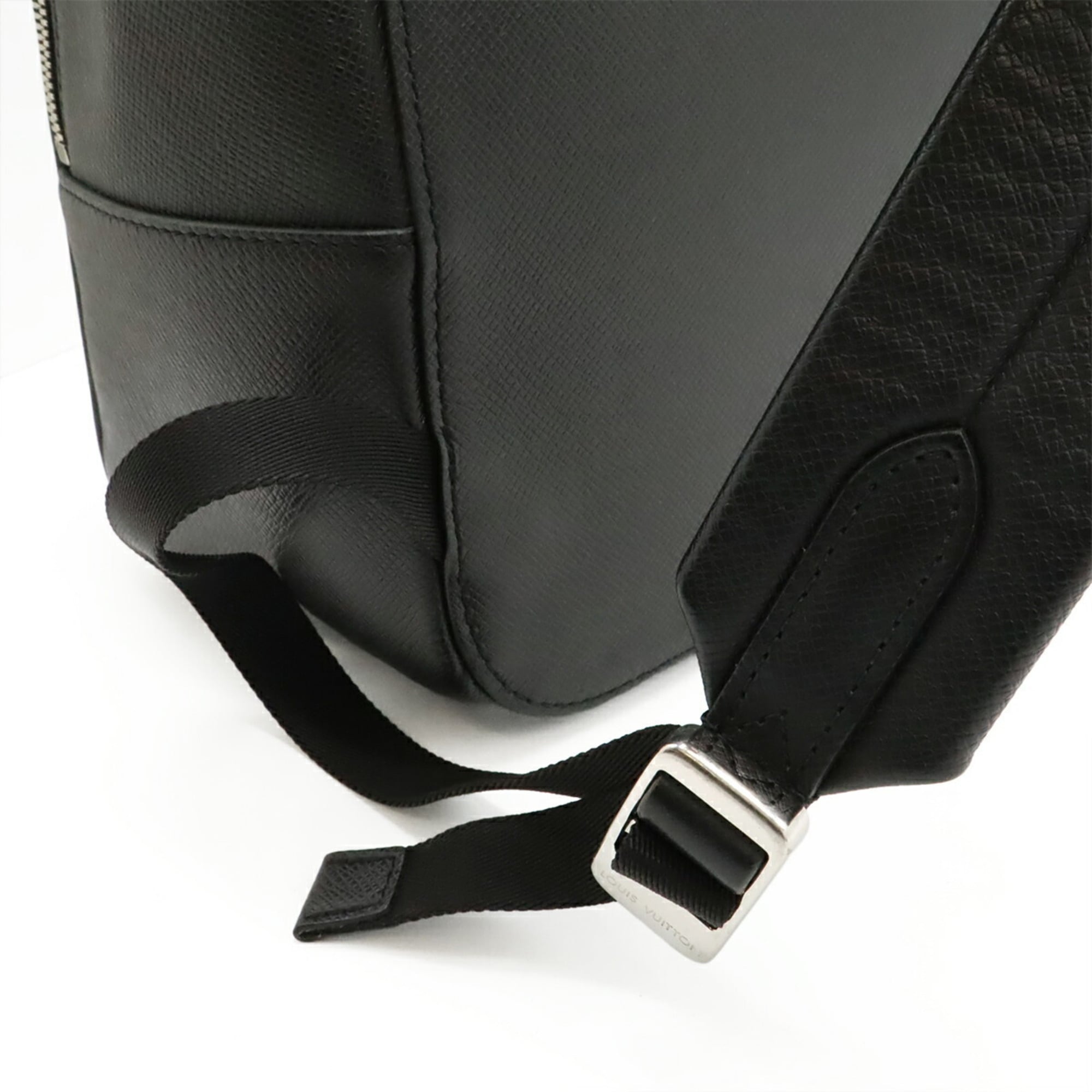 Louis Vuitton Black Noir Taiga Leather Backpack (Pre-Owned)
