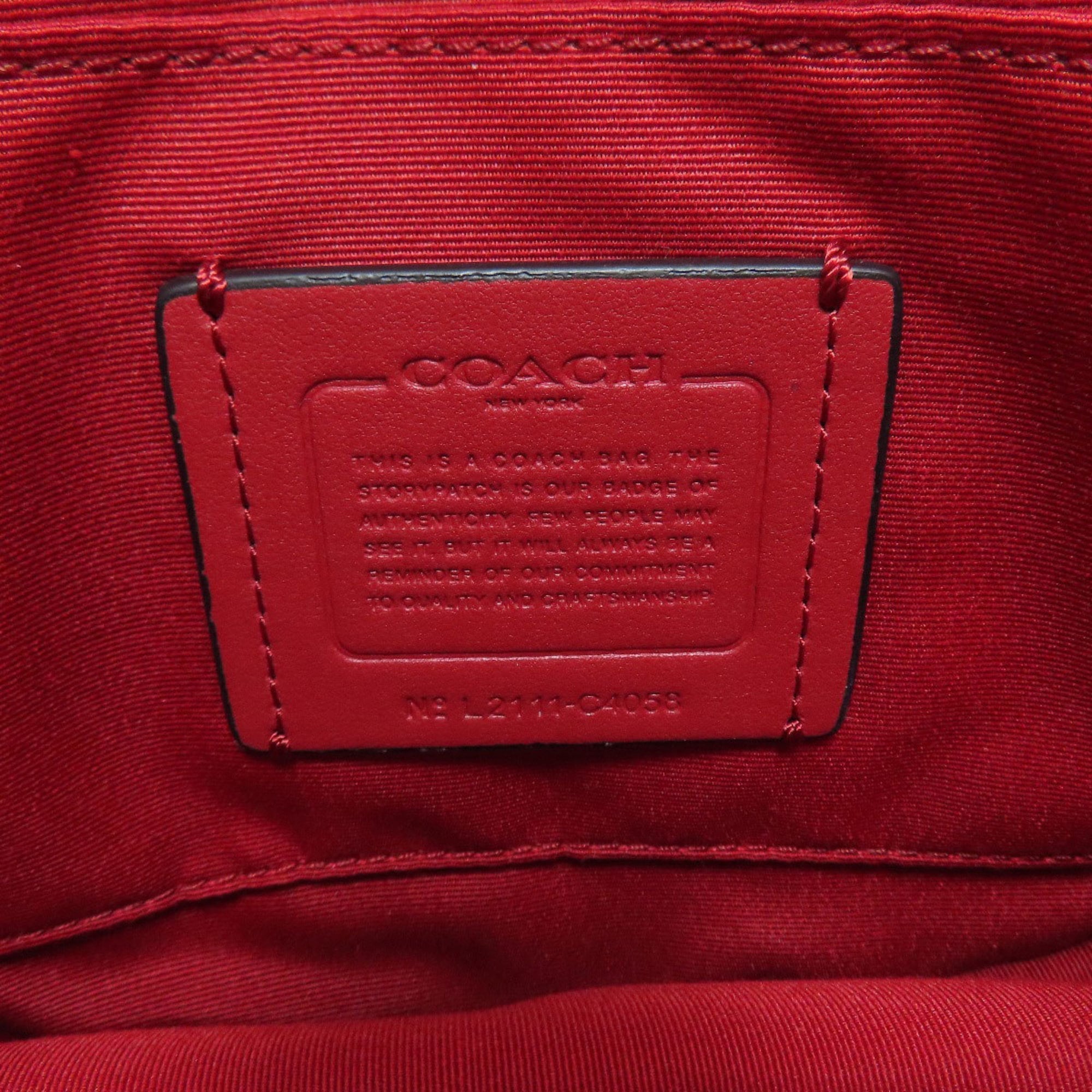 Coach Black Leather Saddle Bag Shoulder Bag (Pre-Owned)