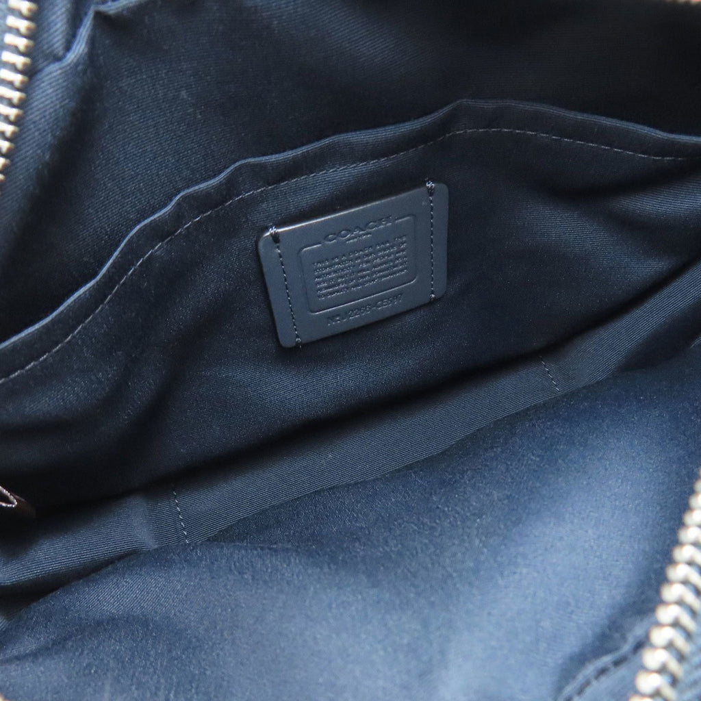 Coach Blue Leather Shoulder Bag (Pre-Owned)