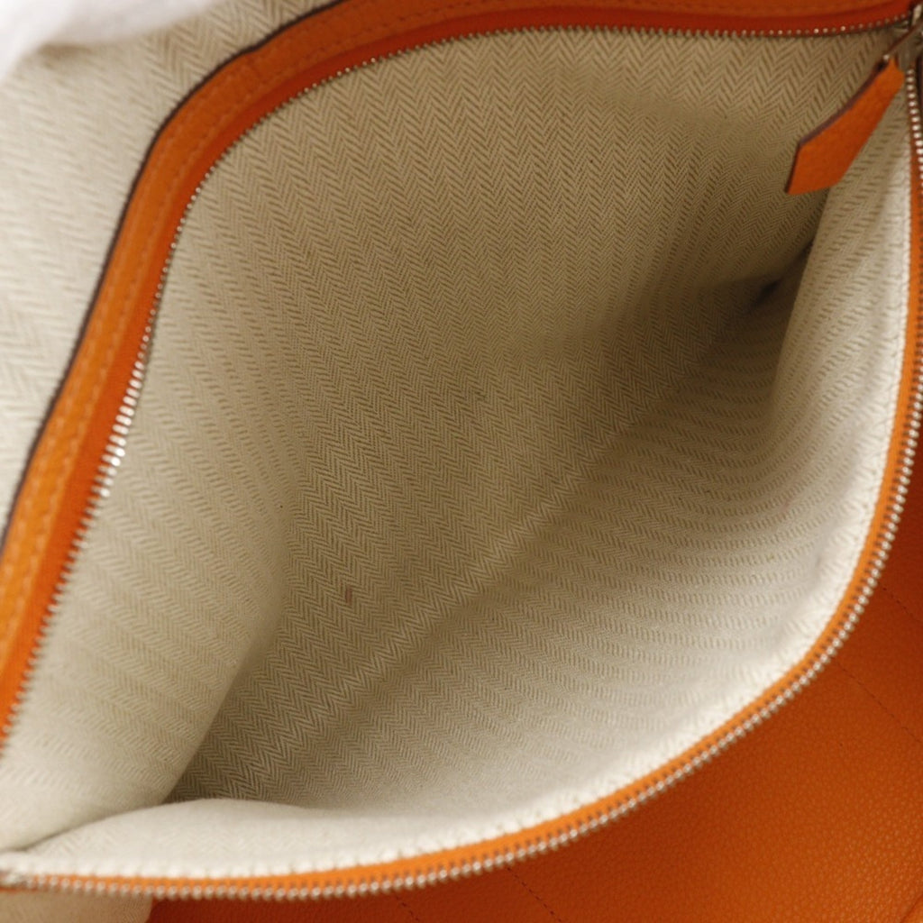 Hermes Garden Orange Negonda Leather Tote Bag (Pre-Owned)