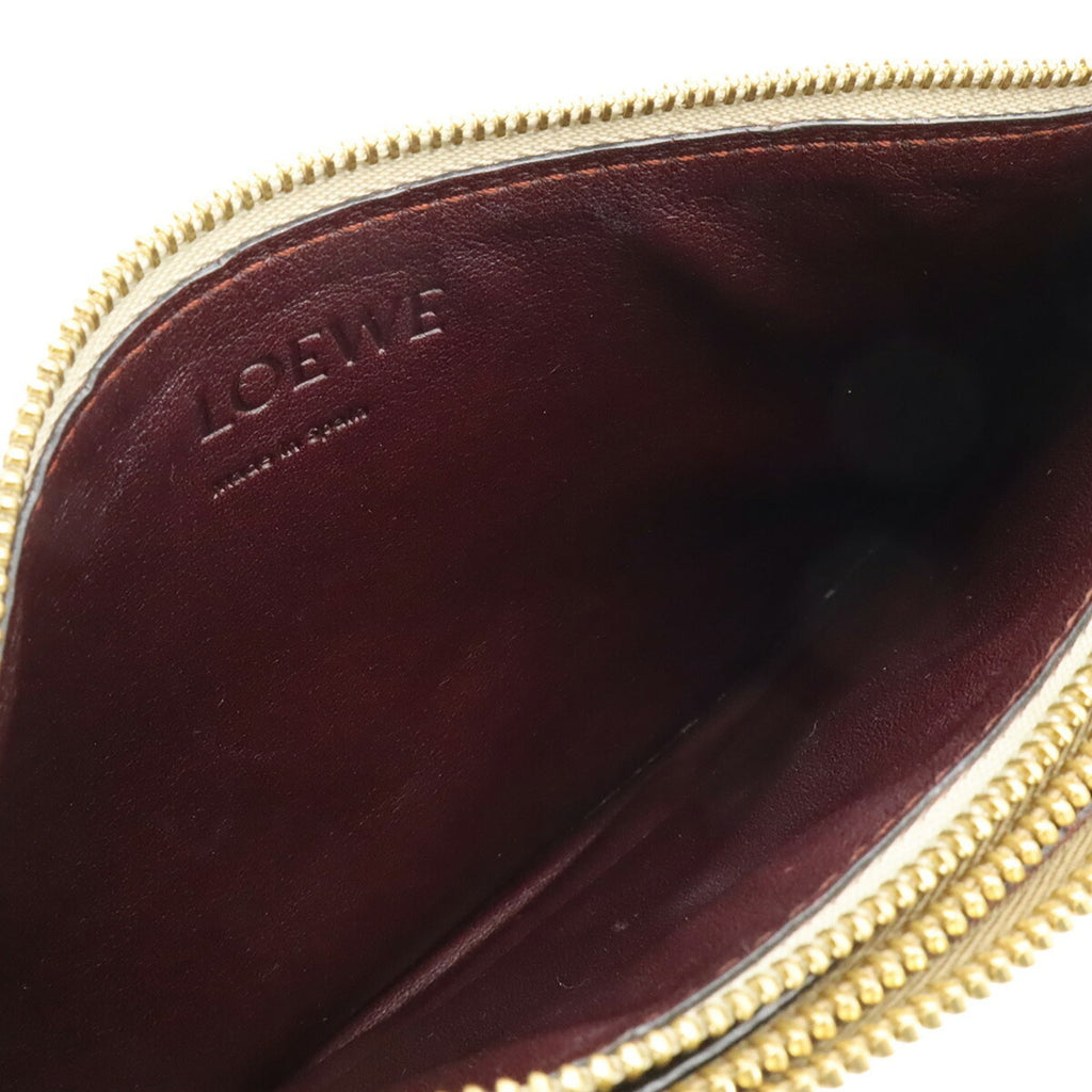 Loewe Grayish Leather Pochette Shoulder Bag (Pre-Owned)