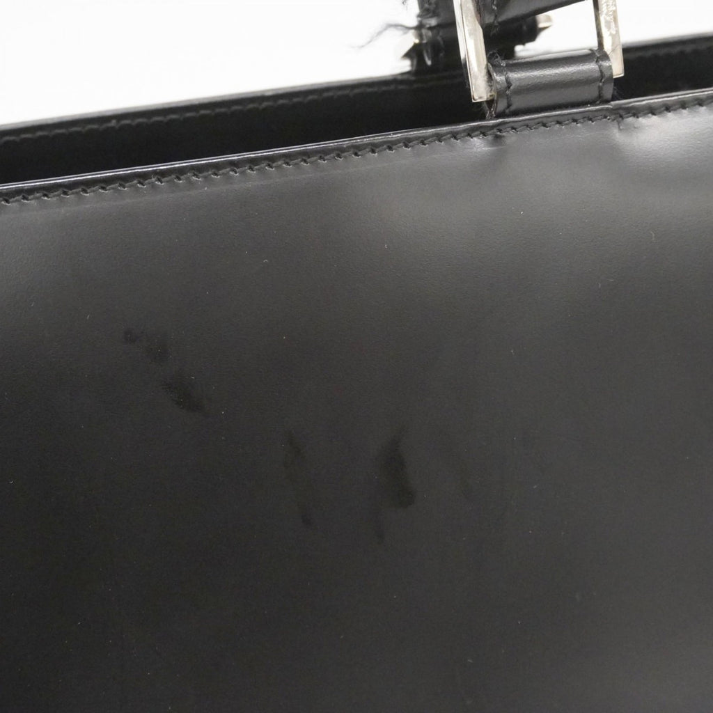 Salvatore Ferragamo Black Leather Handbag (Pre-Owned)