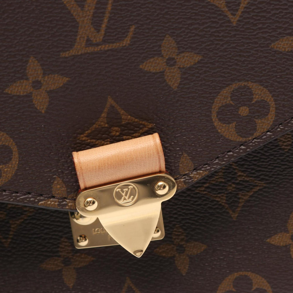 Louis Vuitton Brown Monogram Monogram Leather Handbag Pochette (Pre-Owned)