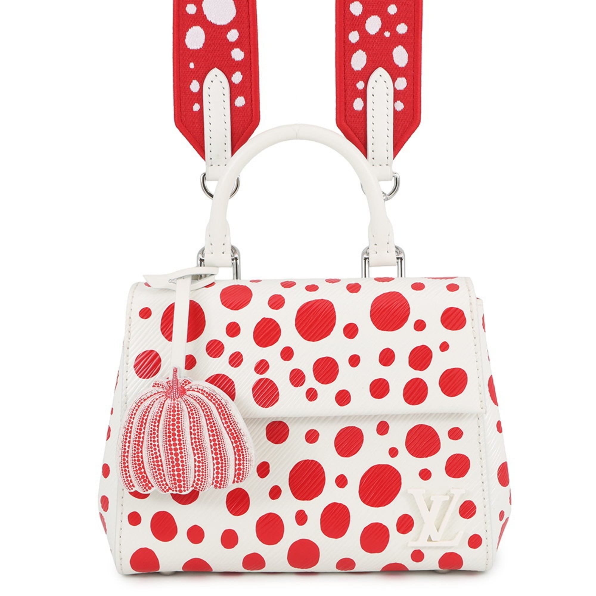 Louis Vuitton Blanc Rouge Epi Leather Handbag Shoulder Bag (Pre-Owned)