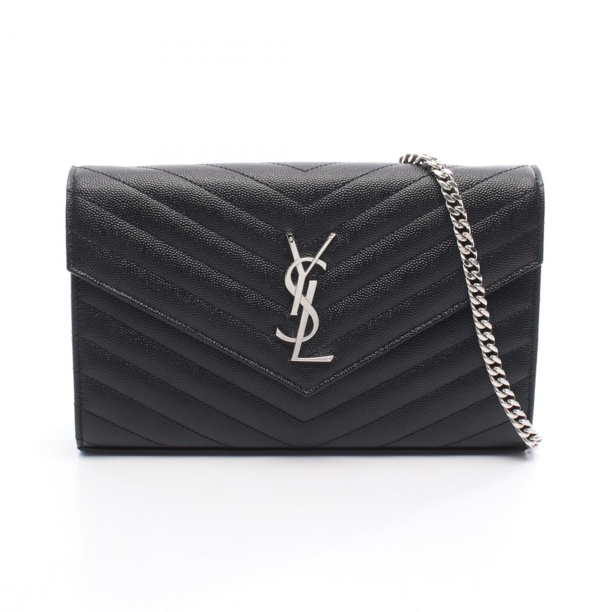 Yves Saint Laurent Black Leather Shoulder Bag (Pre-Owned)