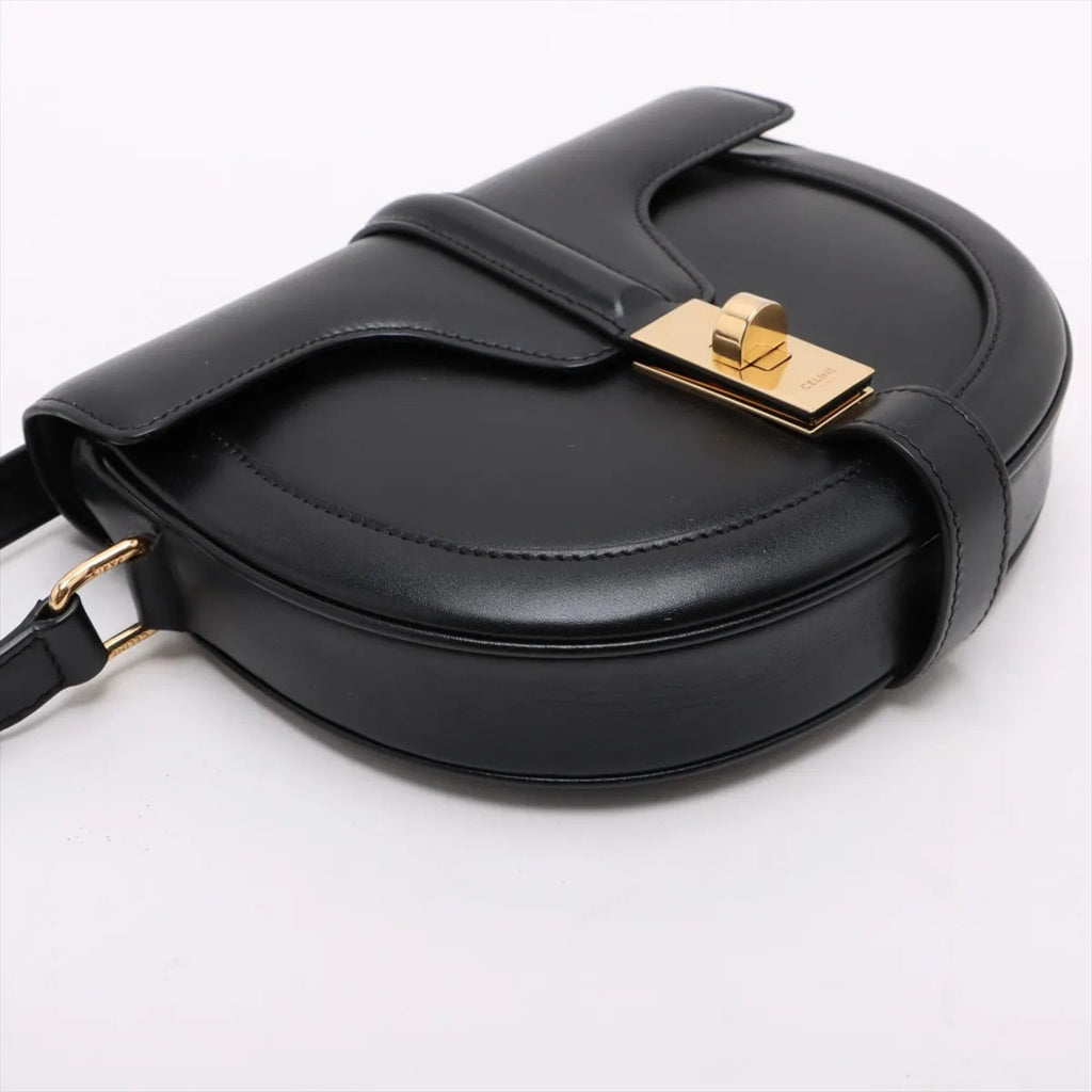 Celine Black Leather Shoulder Bag (Pre-Owned)
