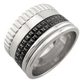 Boucheron Black White Gold White Gold (18K) Band Ring (Pre-Owned)