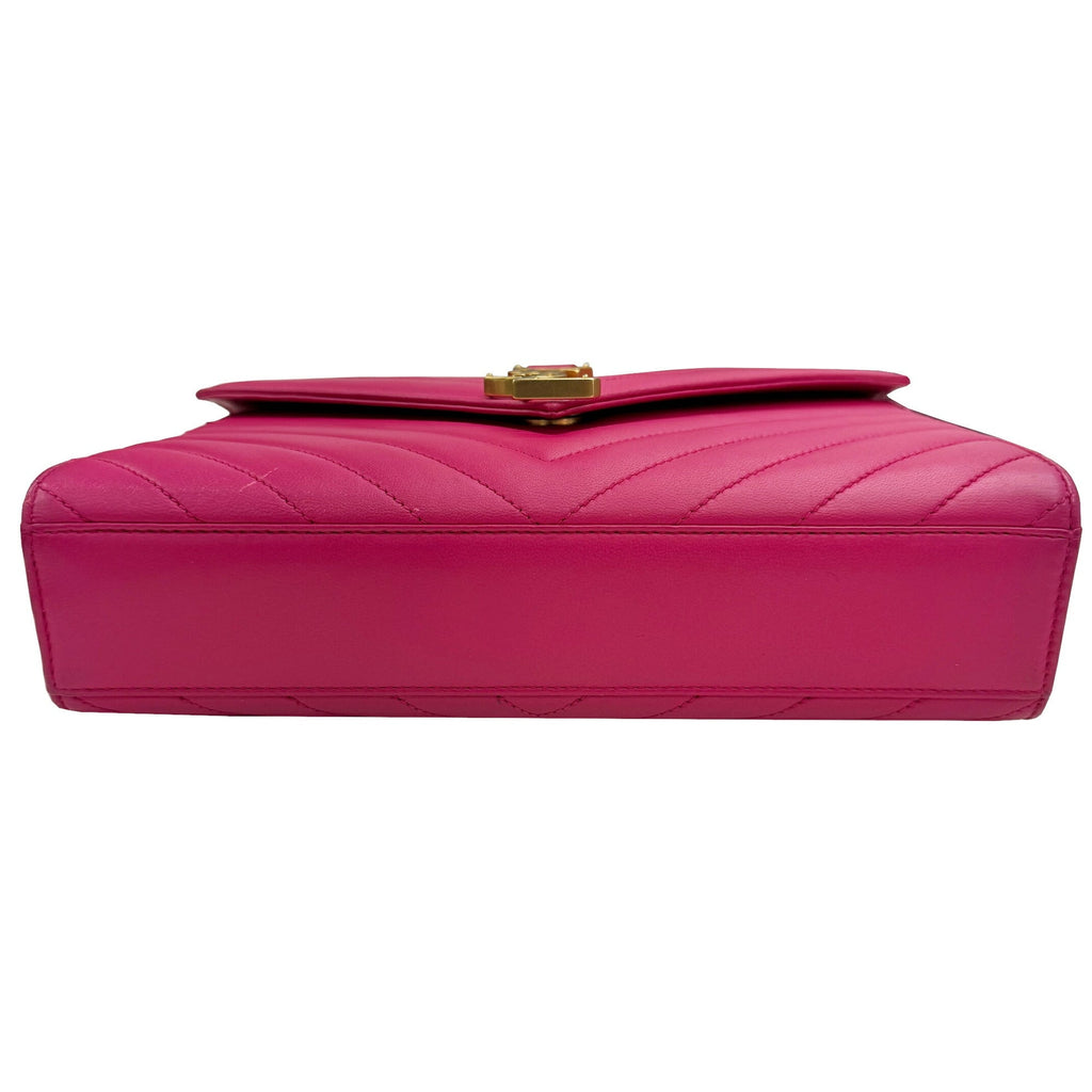 Yves Saint Laurent Pink Leather Shoulder Bag (Pre-Owned)