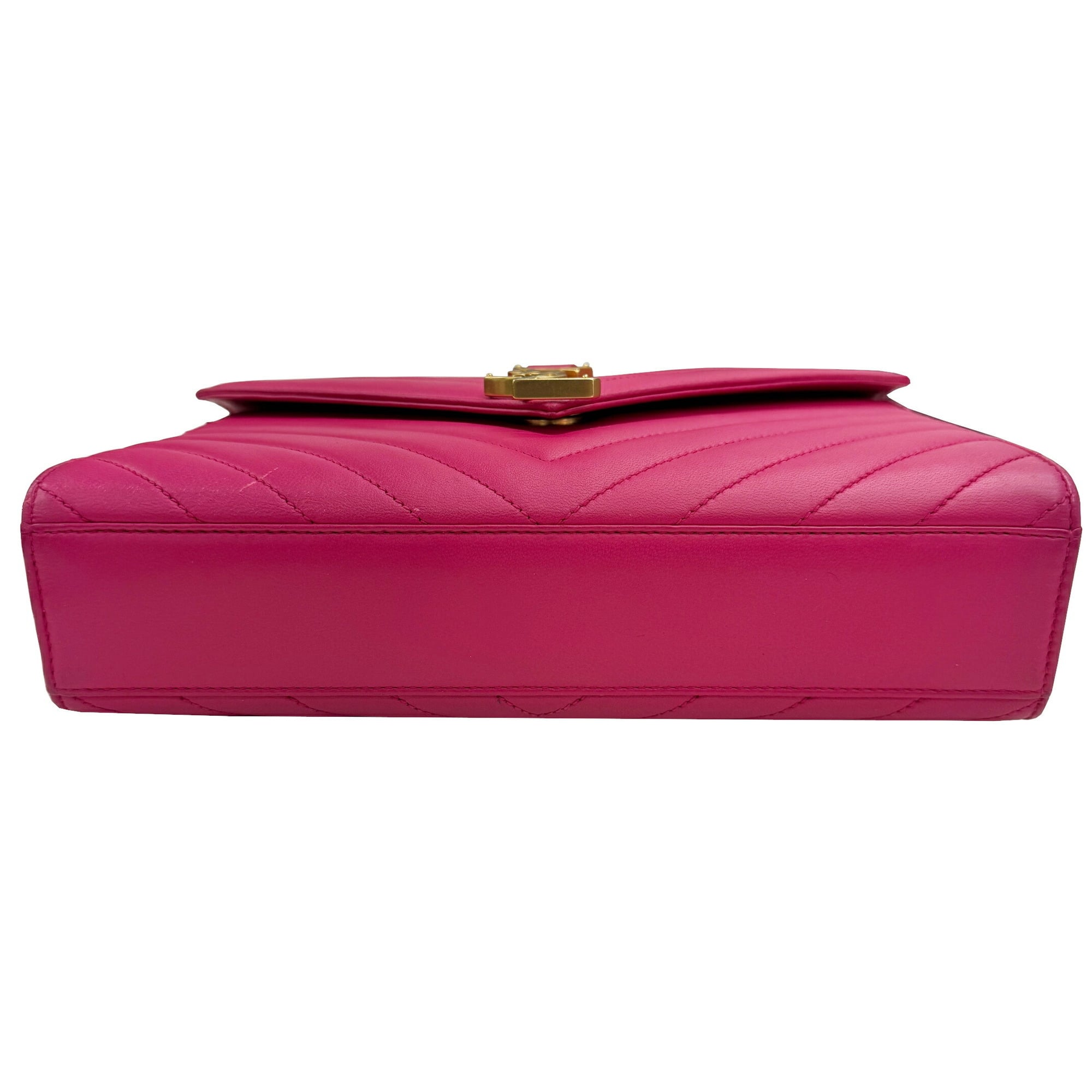 Yves Saint Laurent Pink Leather Shoulder Bag (Pre-Owned)